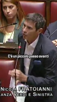 Fratoianni - Il governo festeggia in Parlamento mentre Gaza brucia. (18.09.25)
