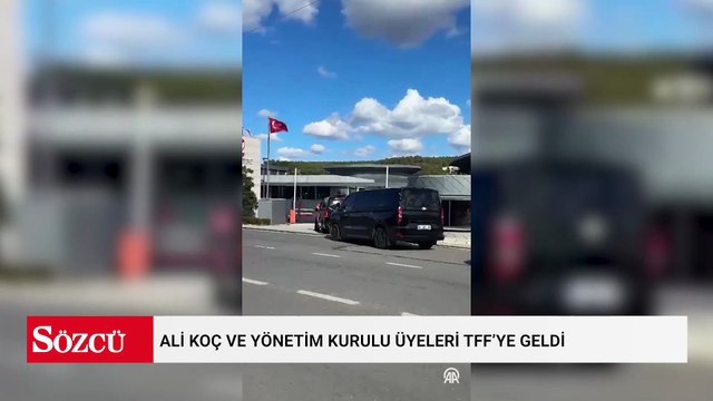 Fenerbahçe Başkanı Ali Koç ve yönetim kurulu üyeleri TFF’ye geldi