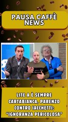 Lite a È sempre Cartabianca, Parenzo contro Iacchetti “Ignoranza pericolosa”..