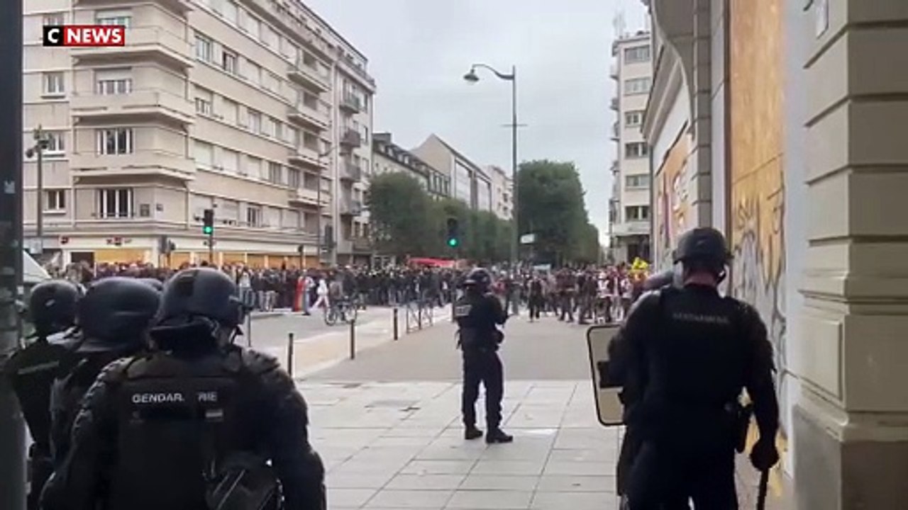 #18sept : Des heurts éclatent entre les forces de l'ordre et des manifestants à Rennes, la gare fermée -