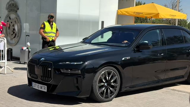 Las salidas del entrenamiento de los jugadores del Real Madrid