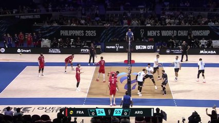 Le résumé de France-Argentine en vidéo - Volley - Mondial (H)