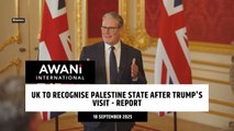 UK to recognise Palestine state after Trump's visit – Report
