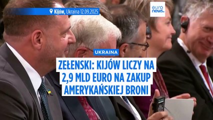 Zełenski: Ukraina oczekuje 2,9 mld euro na amerykańską broń do walki z Rosją