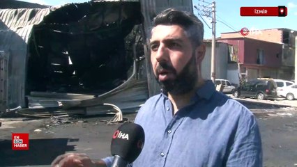 İzmir Buca'da çöp yangını: 30 milyon lira zarar