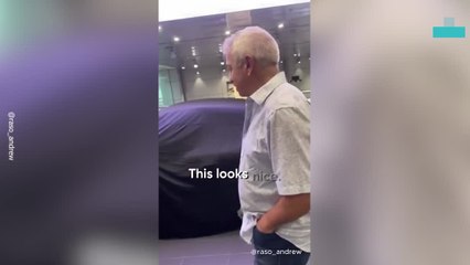 Dad Left in Tears After Car Surprise