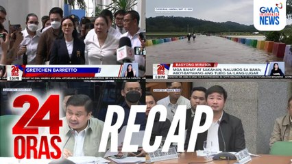 24 Oras: (Part 1) Pagharap sa DOJ ni Gretchen Barretto | Bantay-bagyo | Paghaharap nina Sen. Jinggoy Estrada at Engr. Hernandez, atbp.