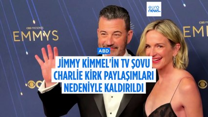 ABD'de komedyen Jimmy Kimmel'in TV şovu, Charlie Kirk paylaşımları nedeniyle yayından kaldırıldı