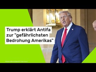 Nach Mord an Charlie Kirk: Donald Trump erklärt Antifa zur "gefährlichsten Bedrohung Amerikas"