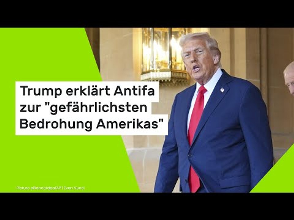 Nach Mord an Charlie Kirk: Donald Trump erklärt Antifa zur 'gefährlichsten Bedrohung Amerikas'