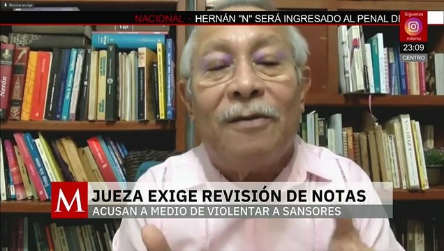 Jorge Suárez Valdés explica revisión de notas sobre Layda Sansores por violencia de género