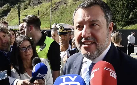 Per la prima volta un tunnel continuo collega Italia e Austria sotto le Alpi: parla Salvini