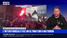 Colère sociale: "C'est le moment de donner un dernier avertissement", affirme Julien Troccaz, secrétaire fédéral SUD-Rail