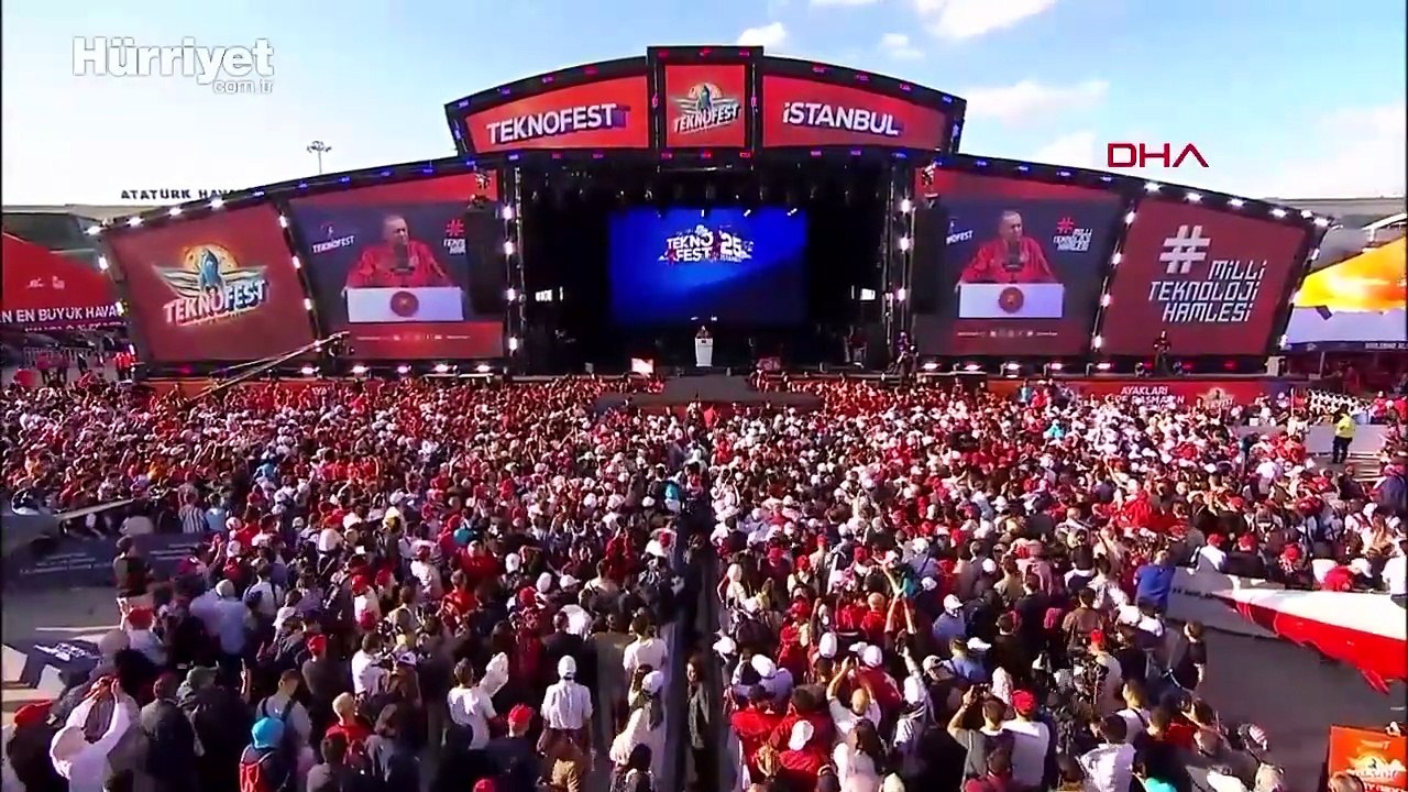 Cumhurbaşkanı Erdoğan TEKNOFEST’te: Kudüs’ün tek bir taşını vermeyiz