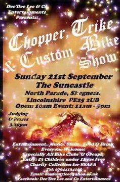 Chopper, Trike and Custom Bikes set to roar into Skegnessmfor new show