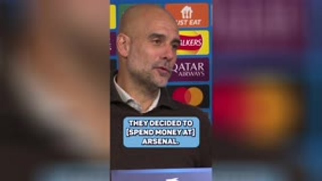 If Arsenal win the title it will be because of spending - Guardiola