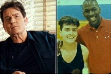 The lost video of Michael Jordan's defeat by Charlie and Martin Sheen