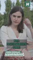Jimena González: "El veto de Ayuso a las banderas palestinas en los colegios es una vergüenza"