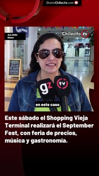 Este sábado el Shopping Vieja Terminal realizará el September Fest, con feria de precios, música y gastronomía.