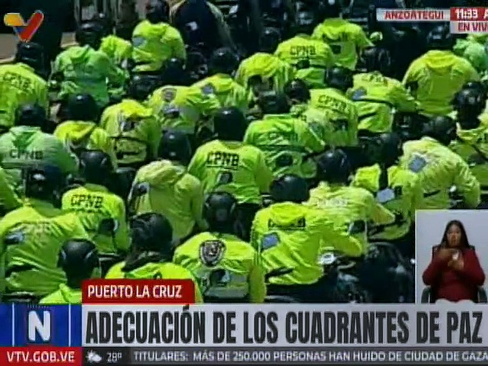 Vicepresidente Sec. Cabello entregó dotación a los 204 Cuadrantes de Paz del estado Anzoátegui