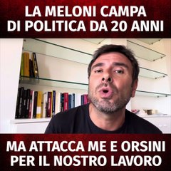 Di Battista - La Meloni campa di politica da 20 anni .(18.09.25)