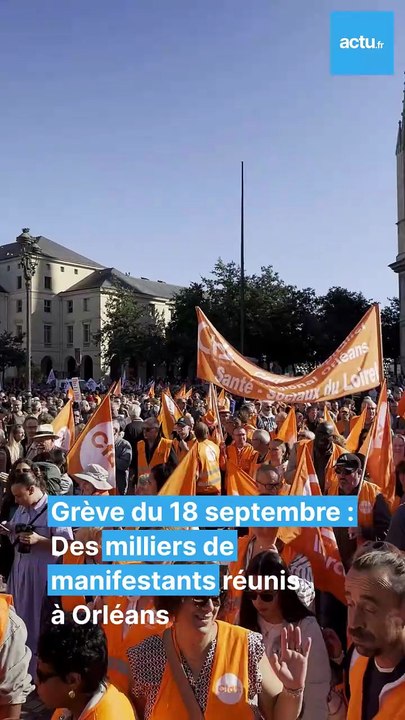 Grève du 18 septembre à Orléans