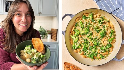 How to Make Broccoli Cheddar Butter Beans