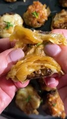 How to Make French Onion Stuffed Mushroom Bites