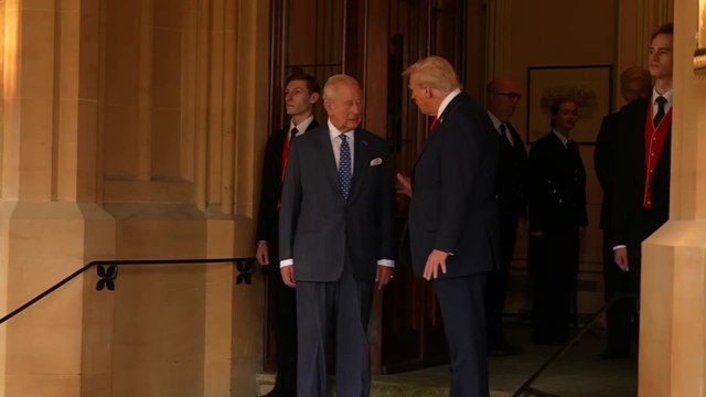 'Great king': Trump bids farewell to King Charles at Windsor Castle