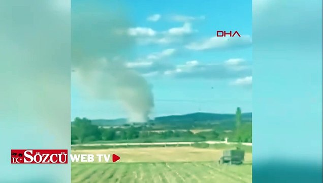 Çanakkale'de orman yangını: Havadan ve karadan müdahale sürüyor