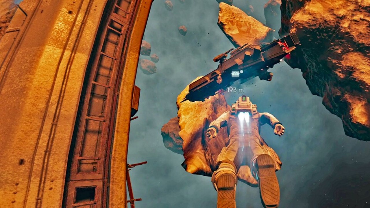 In jump space entern wir ein raumschiff und entkommen mit fetter beute