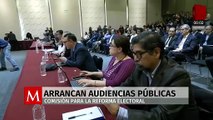 Arrancan audiencias públicas de la Comisión Presidencial sobre la Reforma Electoral