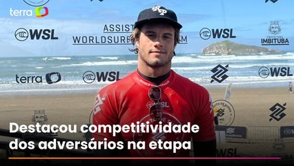 Mateus Herdy minimiza favoritismo e agradece carinho da torcida em etapa da WSL: ‘Só quero surfar’