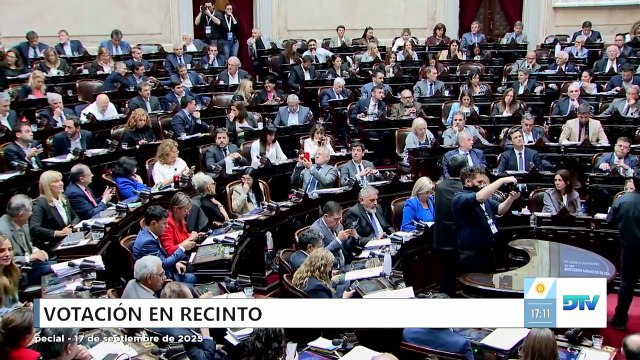 VOTACIÓN - Insistencia Ley 27.795 - Financiamiento Universitario - Sesión 17 09-2025
