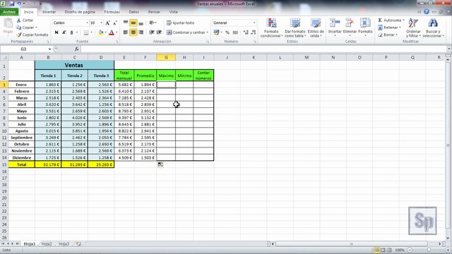 Excel - 3/3 Iniciación, básico, principiantes. Tutorial en español HD