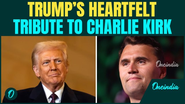 Trump pays tribute to long-time ally Charlie Kirk | ‘Heinously assassinated’ for speaking his mind