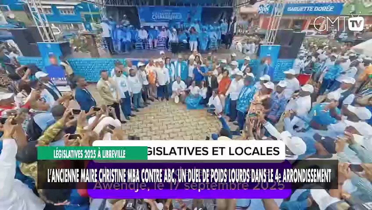 [#Reportage] Législatives 2025 à Libreville : l’ancienne maire Christine Mba contre ABC, un duel de poids lourds dans le 4ᵉ arrondissement