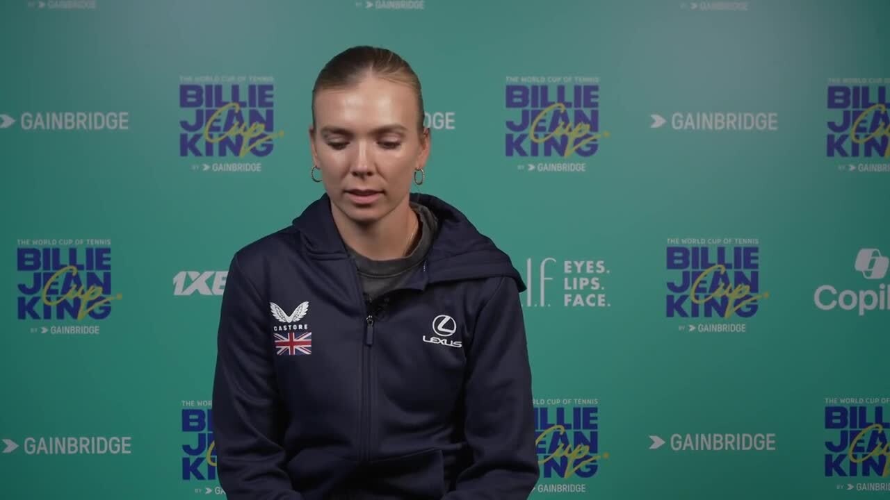 Katie Boulter looks ahead to BJK Cup semi-finals
