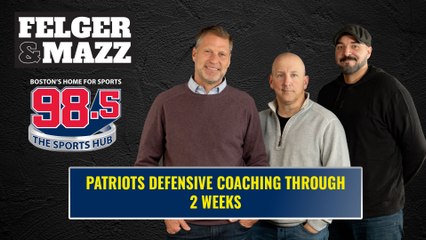 Patriots Defensive Coaching through 2 Weeks