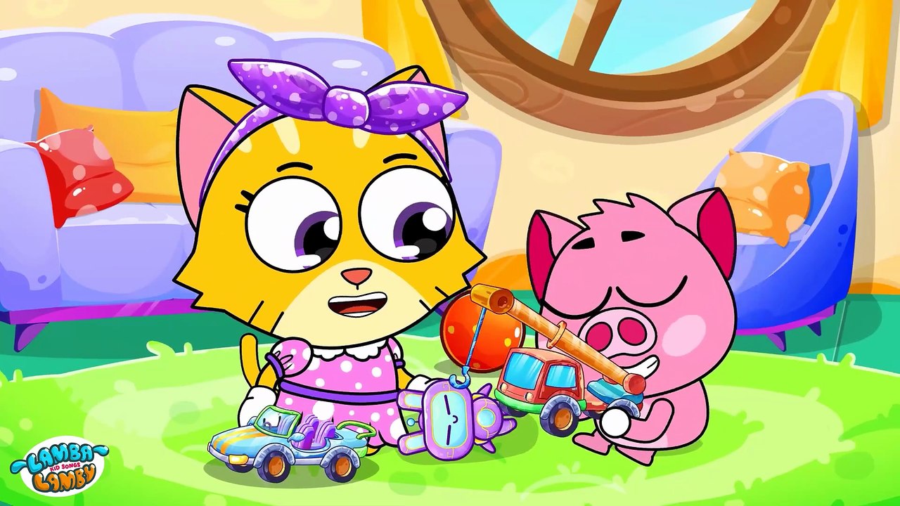 Elep Scared of Balloons 🎈😱 | Lamba Lamby | Kids Songs #LambaLamby #KidsSongs #Elep #FunnyKidsCartoon