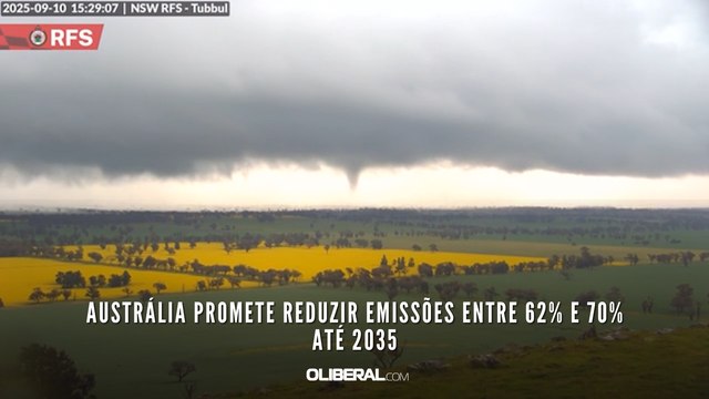 Austrália promete reduzir emissões entre 62% e 70% até 2035