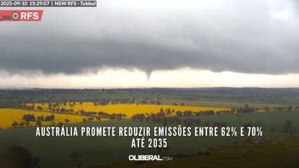 Austrália promete reduzir emissões entre 62% e 70% até 2035