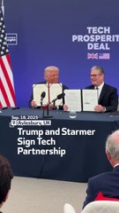 Trump and Starmer Sign Tech Partnership