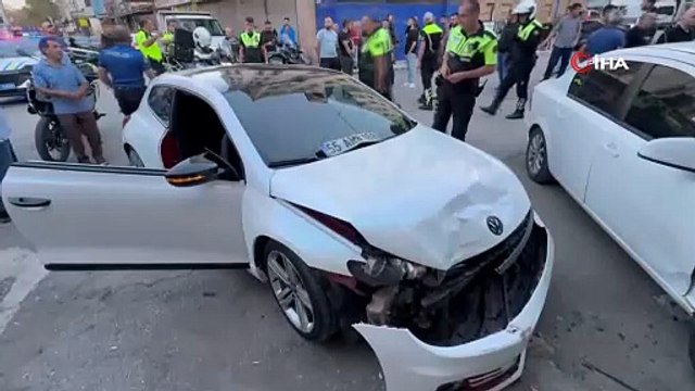 Ehliyetsiz sürücü dehşeti! Polisten kaçarken ortalığı savaş alanına çevirdi