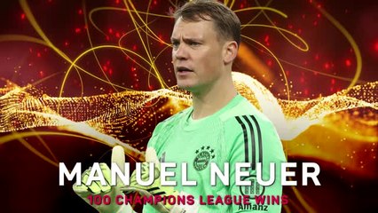 Manuel Neuer - 100 Champions League wins in numbers