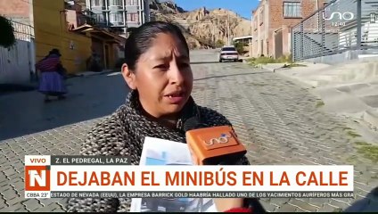 LA PAZ, TRES SUJETOS ROBARON EN MINUBÚS EN EL PEDREGAL