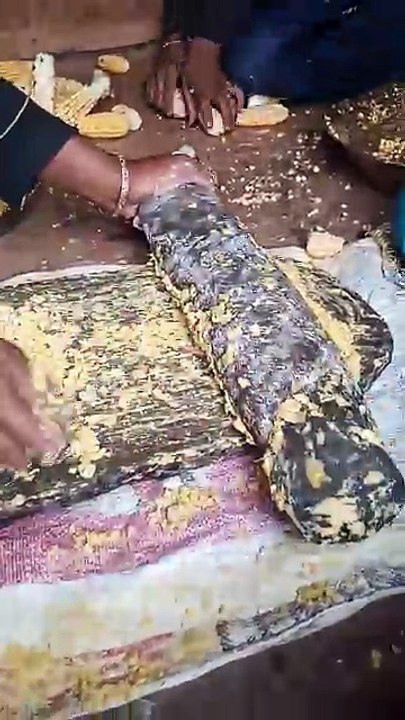 Making maze chapati