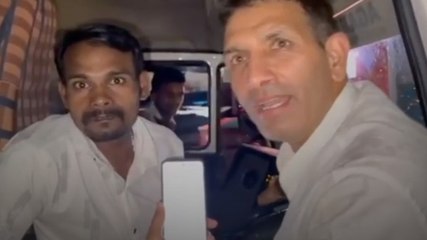 जीतू पटवारी ने देर रात रोके रेत से भरे डंपर, की रॉयल्टी पर्ची की जांच