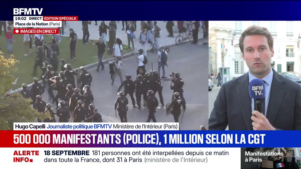 18 septembre: La cellule interministérielle de crise a débuté, présidée par le ministre de l'Intérieur Bruno Retailleau. Le Premier ministre Sébastien Lecornu n'y assistera pas