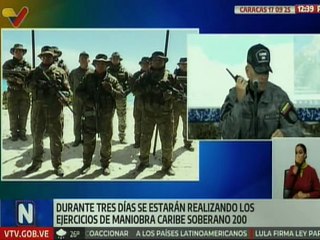 Durante tres días la FANB ejecutará la Maniobra de Campaña "Caribe Soberano 200"